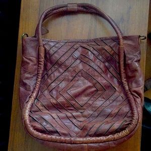 Lost and Found Patchwork Leather Handbag